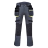 Pantalon holster DX4 poches flottantes démontables stretch Gris métal – Portwest DX440