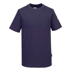 T-shirt antistatique ESD fibre de carbone Marine – Portwest AS20