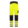 Pantalon de travail haute visibilité multipoches classe 2 Jaune/marine sho – Portwest PW340