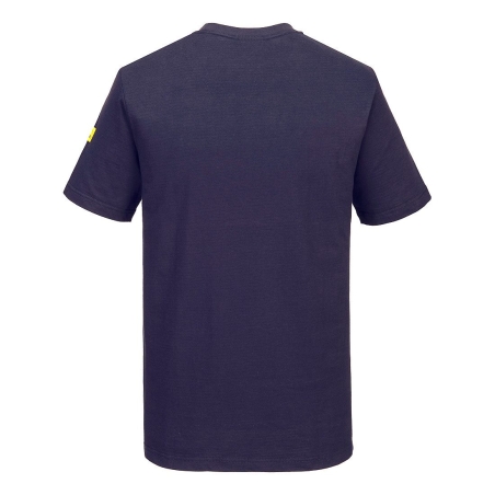 T-shirt antistatique ESD fibre de carbone Marine – Portwest AS20