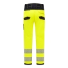 Pantalon de travail haute visibilité multipoches classe 2 Jaune/marine sho – Portwest PW340