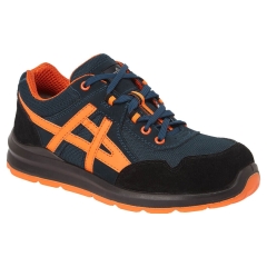 Basket de sécurité cuir embout acier S1 FO SR Bleu – Portwest FT50