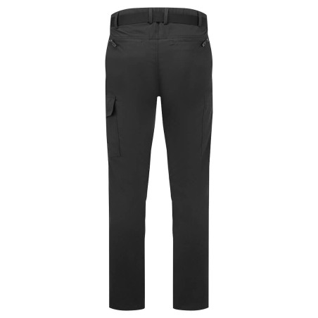 Pantalon ultra léger slim stretch quatre sens Noir coupe courte – Portwest L711