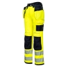 Pantalon haute visibilité PW3 poches flottantes multifonctions Jaune/noir – Portwest T501