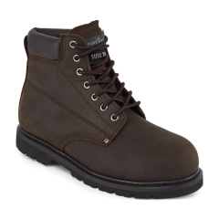 Brodequin de sécurité cousu Flexi-Welt SB HRO cuir pleine fleur Brun – Portwest FW17