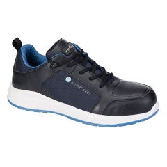 Basket de sécurité éco-conçue composite S3S SR Noir/bleu – Portwest FC07