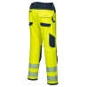 Pantalon de travail haute visibilité multipoches classe 2 Jaune/marine – Portwest PW340