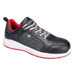 Basket de sécurité éco-conçue composite S3S SR Noir/rouge – Portwest FC07