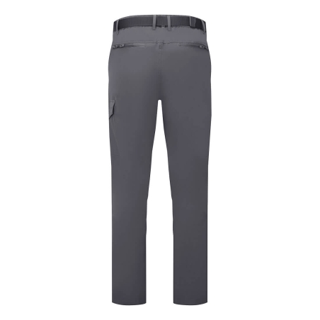 Pantalon ultra léger slim stretch quatre sens Gris métal coupe courte – Portwest L711