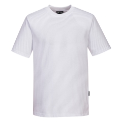 T-shirt antistatique ESD fibre de carbone Blanc – Portwest AS20