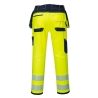 Pantalon haute visibilité PW3 poches flottantes multifonctions Jaune/marine – Portwest T501
