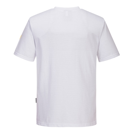 T-shirt antistatique ESD fibre de carbone Blanc – Portwest AS20