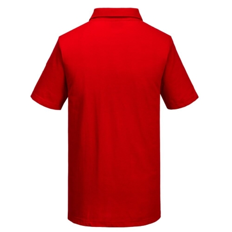 Polo antistatique ESD protection électrostatique Rouge foncé – Portwest AS21