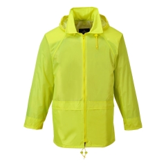 Veste de pluie imperméable à capuche Classic Jaune – Portwest S440
