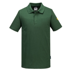 Polo antistatique ESD protection électrostatique Vert forêt – Portwest AS21