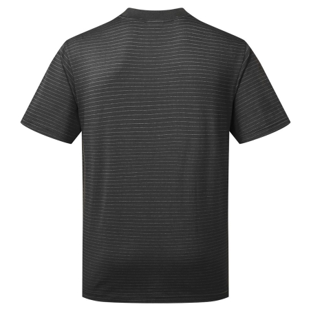 T-shirt antistatique ESD fibre de carbone Gris zoom – Portwest AS20