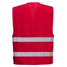Gilet de sécurité haute visibilité Iona Rouge – Portwest F474