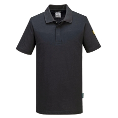 Polo antistatique ESD protection électrostatique Noir – Portwest AS21