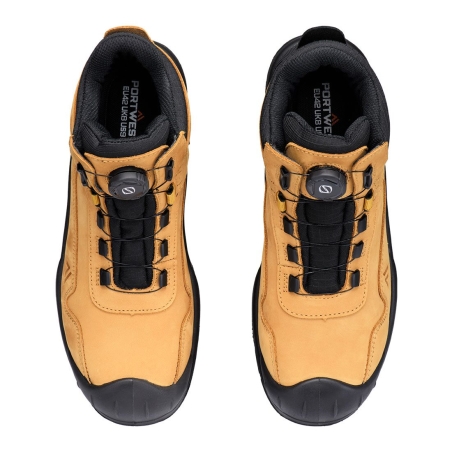 Chaussure haute nubuck pleine fleur S3 HRO SR FO SC Blé – Portwest FC39