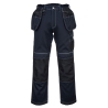 Pantalon holster multipoches Kingsmill poly/coton 300g Marine/noir – Portwest T602