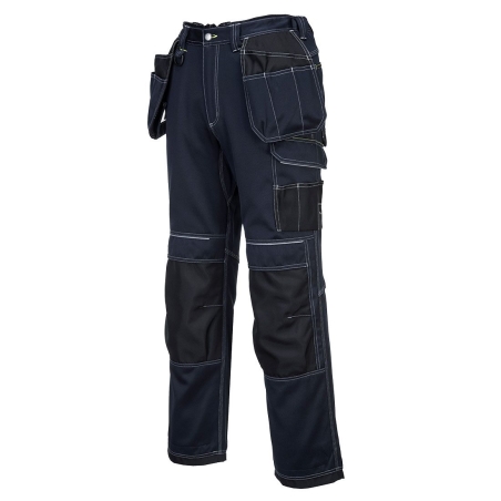 Pantalon holster multipoches Kingsmill poly/coton 300g Marine/noir – Portwest T602
