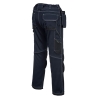 Pantalon holster multipoches Kingsmill poly/coton 300g Marine/noir – Portwest T602