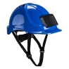 Casque de chantier avec porte-badge intégré Bleu royal – Portwest PB55