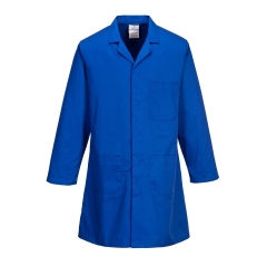 Blouse de travail standard poly/coton fermeture pressions Bleu royal – Portwest 2852