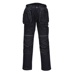 Pantalon holster multipoches Kingsmill poly/coton 300g Noir – Portwest T602