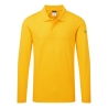 Polo manches longues antistatique ESD coton Jaune foncé – Portwest AS23