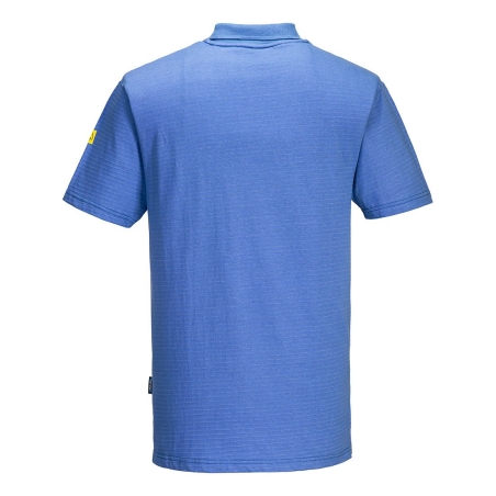 Polo antistatique ESD protection électrostatique Bleu hamilton – Portwest AS21