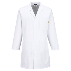 Blouse antistatique ESD protection électrostatique Blanc – Portwest AS10