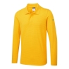 Polo manches longues antistatique ESD coton Jaune foncé – Portwest AS23