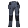 Pantalon holster multipoches Kingsmill poly/coton 300g Gris zoom/noir – Portwest T602