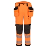 Pantalon stretch haute visibilité classe 2 poches flottantes EV4 Orange/noir petit – Portwest EV448