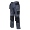 Pantalon holster multipoches Kingsmill poly/coton 300g Gris zoom/noir – Portwest T602