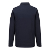 Polo manches longues antistatique ESD coton Marine – Portwest AS23