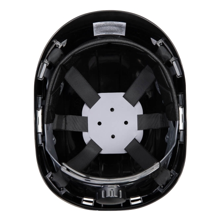Casque de protection travaux en hauteur ABS harnais 6 points Noir – Portwest PS53