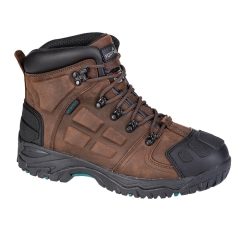 Brodequin de sécurité imperméable isolation froid S3 WR CI HRO SRC Brun – Portwest FT05