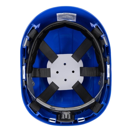 Casque de protection travaux en hauteur ABS harnais 6 points Bleu royal – Portwest PS53