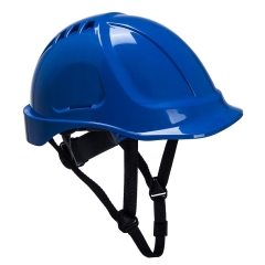 Casque de chantier ABS non ventilé avec harnais textile Bleu royal – Portwest PS54