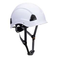 Casque de protection travaux en hauteur ABS harnais 6 points Blanc – Portwest PS53