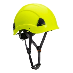 Casque de protection travaux en hauteur ABS harnais 6 points Jaune – Portwest PS53