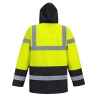 Parka haute visibilité bicolore imperméable classe 3 Jaune/noir – Portwest S466