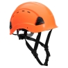 Casque alpiniste ventilé travaux en hauteur et escalade Orange – Portwest PS73