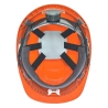 Casque de chantier à visière rétractable Endurance Plus Orange – Portwest PW54