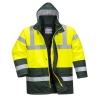 Parka haute visibilité bicolore imperméable classe 3 Jaune/vert – Portwest S466