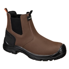 Bottines de sécurité S7 imperméables embout et semelle acier Brun/noir – Portwest FV02