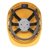 Casque de chantier à visière rétractable Endurance Plus Jaune – Portwest PW54