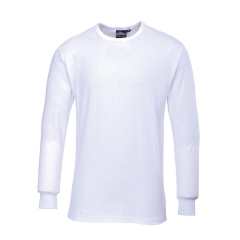 T-shirt thermique manches longues sous-vêtement de travail Blanc – Portwest B123